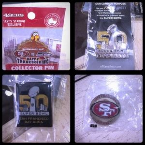 Bundle NWT San Francisco 49ers Super Bowl Collectors Pins 🏈